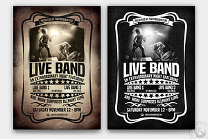 Live Concert Flyer Template V1