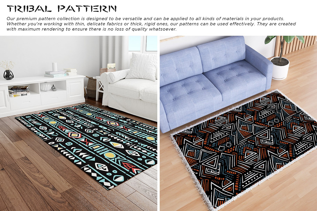 Ethnic-Inspiredf Tribal Pattern Set, a Pattern Graphic by Vibrand Studio (Photo 6 of 12)