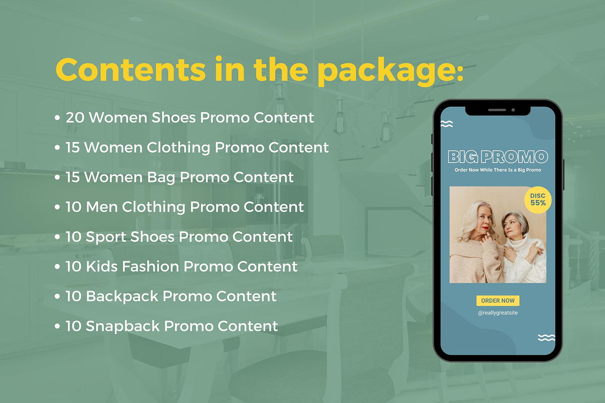 Fashion Sale Content Story Template, a Social Media Template by emcrea (Photo 3 of 9)