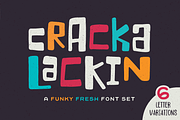 Crackalackin Font Set, a Font by Denise Chandler (Thumbnail 1 of 7)