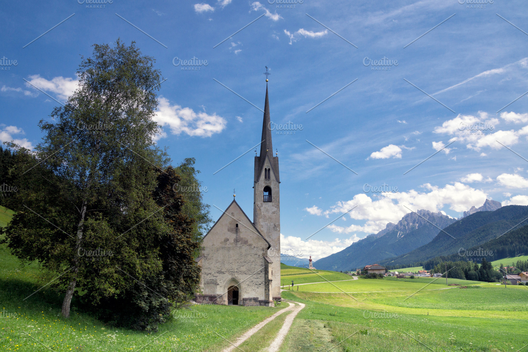 The Saint Magdalena zu Moos church near Niederdorf, an Architecture Photo by John Stuij Photography