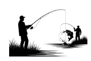 Fishing Silhouette Vector Bundle, an Illustration by hafijul (Thumbnail 21 of 51)