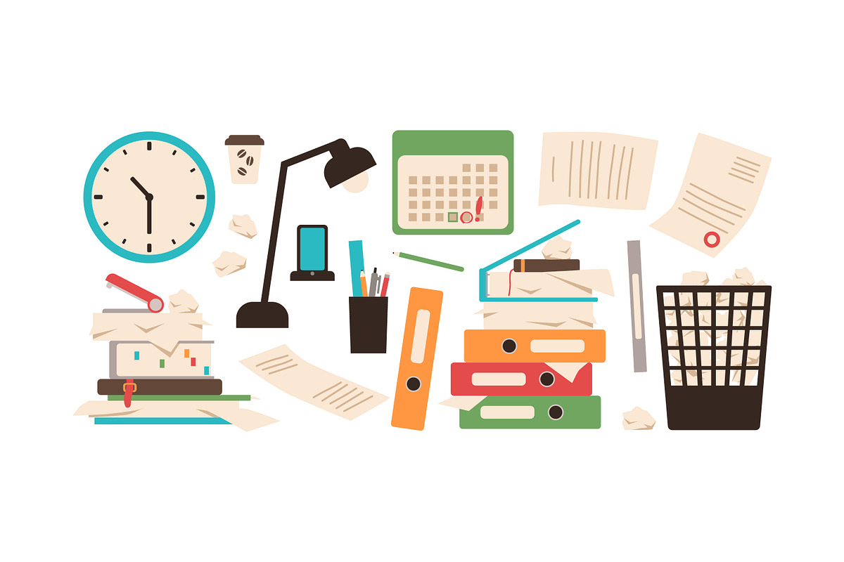 Working overtime, a Work Illustration by Good Studio (Photo 3 of 3)
