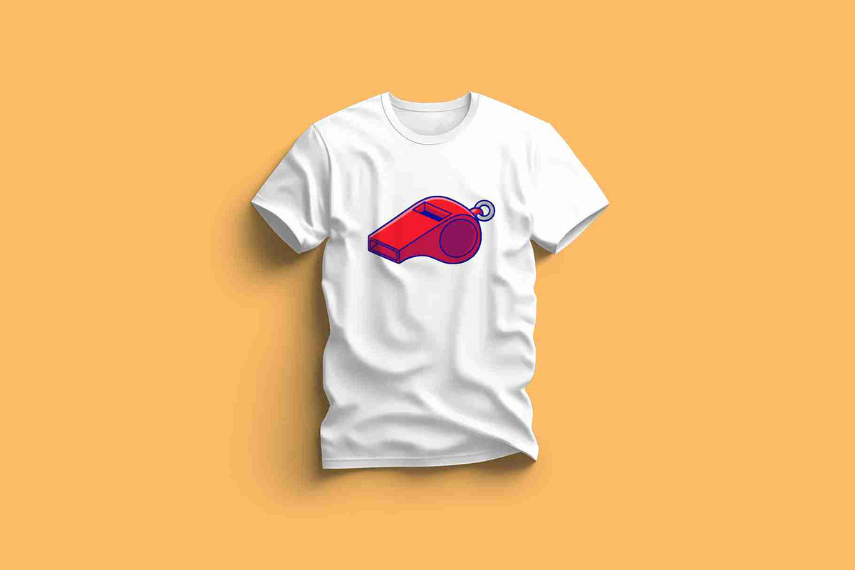 Whistle Blower Cartoon Vector Icons, an Object Illustration by Artstorystudio (Photo 3 of 3)