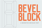 Bevel Block, a Font by Millieangelo (Thumbnail 1 of 5)