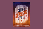 Summer open air vector poster set., a Seasonal Illustration by PoPaShop (Thumbnail 3 of 10)