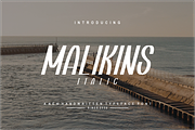 MalikinsItalic-Italic, a Font by puji_hartono (Thumbnail 1 of 5)
