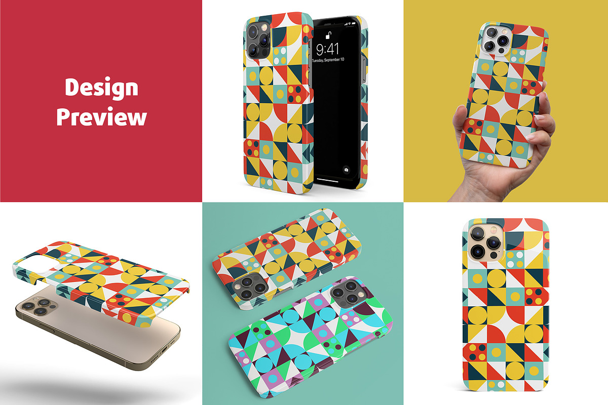 Phone 12 Pro Snap II Case Mock-up, an iPhone Mockup by Colatudo Store (Photo 3 of 8)