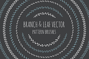 Branch&Leaf Illustartor Brushes, a Brush Add-On by ComelyPics Shop (Thumbnail 1 of 6)