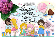 CUTE VALENTINE, a Decorative Illustration by FARAWAYKINGDOM (Thumbnail 1 of 12)