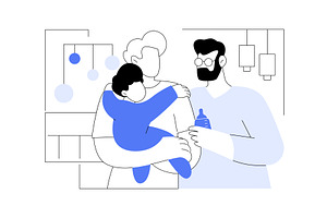 Same-sex marriage isolated cartoon, a Person Illustration by Visual Generation