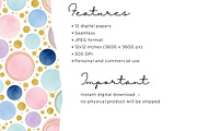 Pastel Polka Dot Seamless, an Illustration by Mashimara (Thumbnail 3 of 4)