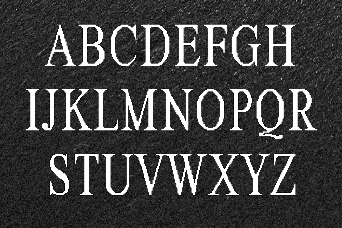Retro Variable Pixel Font., a Serif Font by That That Creative (Photo 15 of 18)