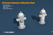 40 Street elements Collection Pack, an Architecture 3D Model by multimedia4ds (Thumbnail 35 of 70)