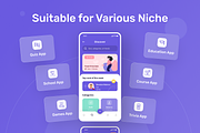 Queezy - Quiz App Mobile UI Kit, an UI Kit Template by dhuhacreative (Thumbnail 4 of 8)