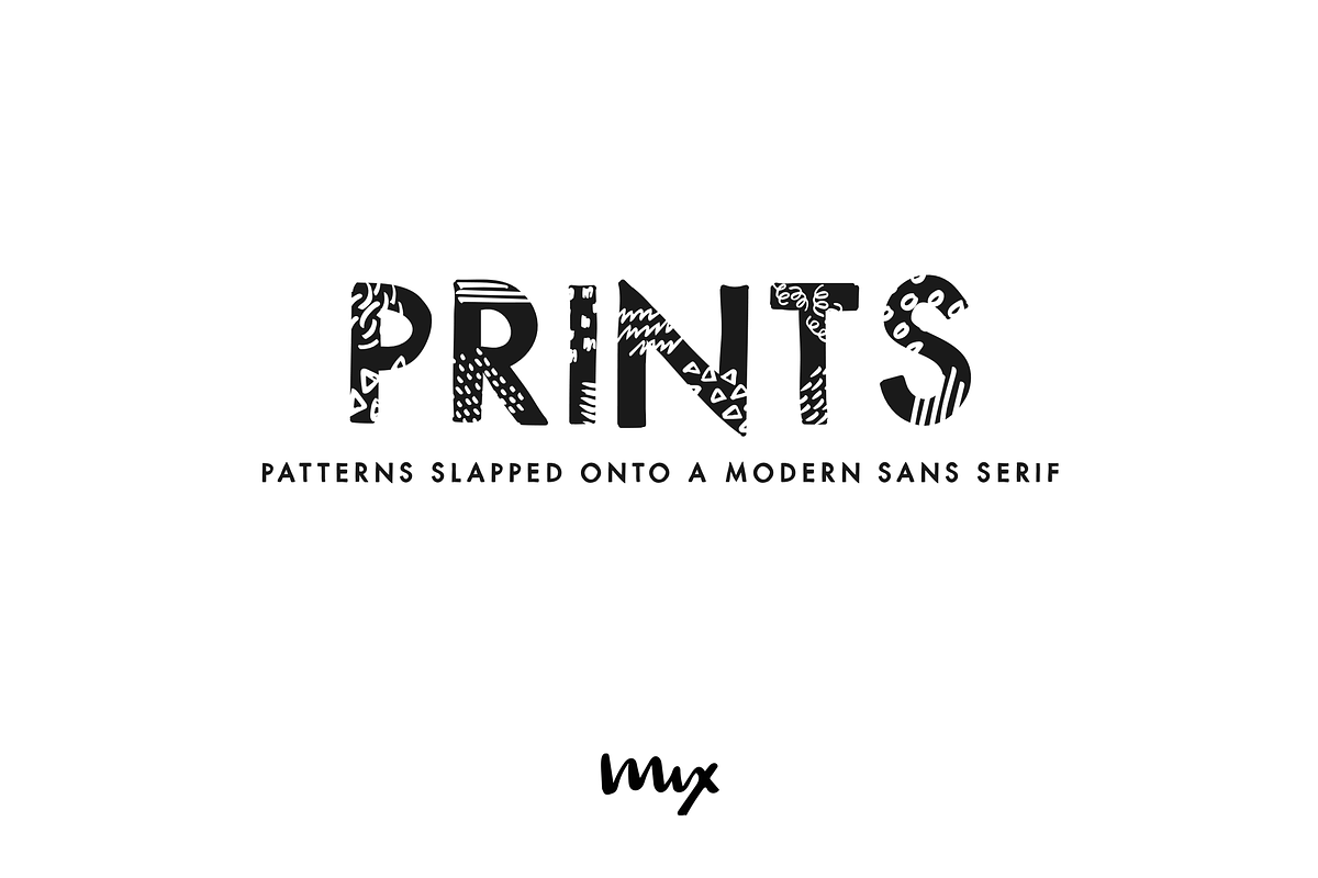 Prints — A Printed Sans Serif