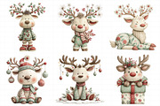 Cute Reindeer, Festive Antlers Clipa, an Illustration by Daily.Designs (Thumbnail 3 of 5)