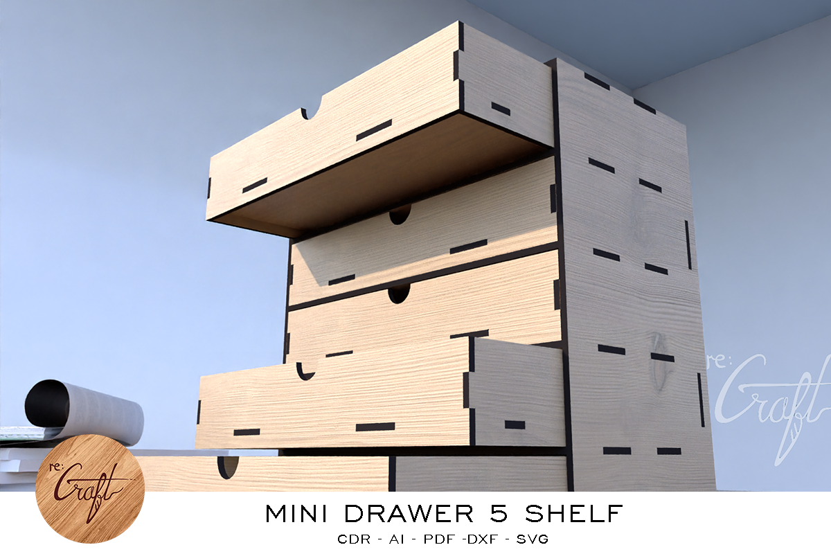 Desk Organizer 5 Drawers, a Templates & Theme by StanleyTirtoutomo (Photo 4 of 7)