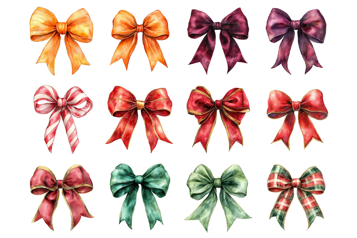 Christmas Bow Sublimation Bundle, a Graphic by CitraGraphics (Photo 3 of 5)