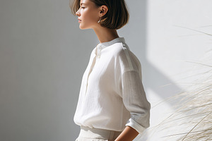 Minimalist portrait of an elegant, a Beauty & Fashion Photo by MistyDay
