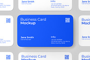 Rounded Business Card Mockup PSD, an Advertising Mockup by graphypix (Thumbnail 1 of 4)