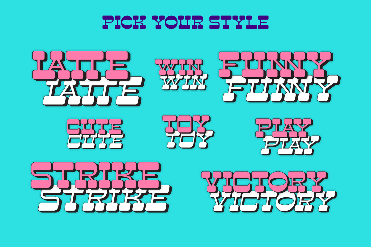 Lathier - Display Font, a Sans Serif Font by twinstd (Photo 7 of 10)