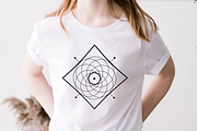 Sacred Geometry Black Set Mandalas, an Object Graphic by GraphicRedStudio (Thumbnail 6 of 8)