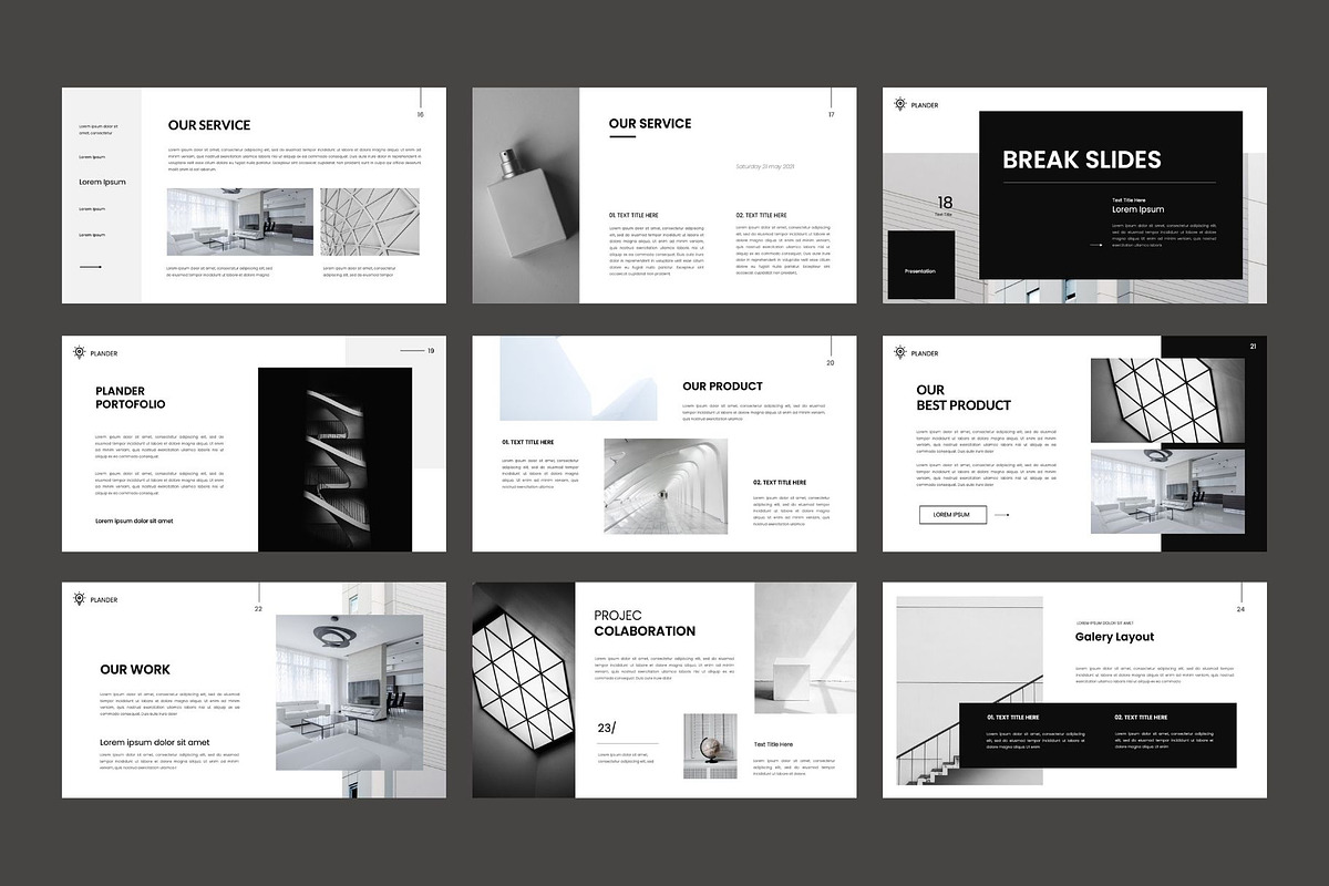 PLANDER  Minimal Keynote Template, a Presentation Template by Rizki Herdian (Photo 4 of 5)