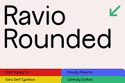 Ravio Rounded, a Sans Serif Font by Craft Supply Co. (Thumbnail 1 of 8)