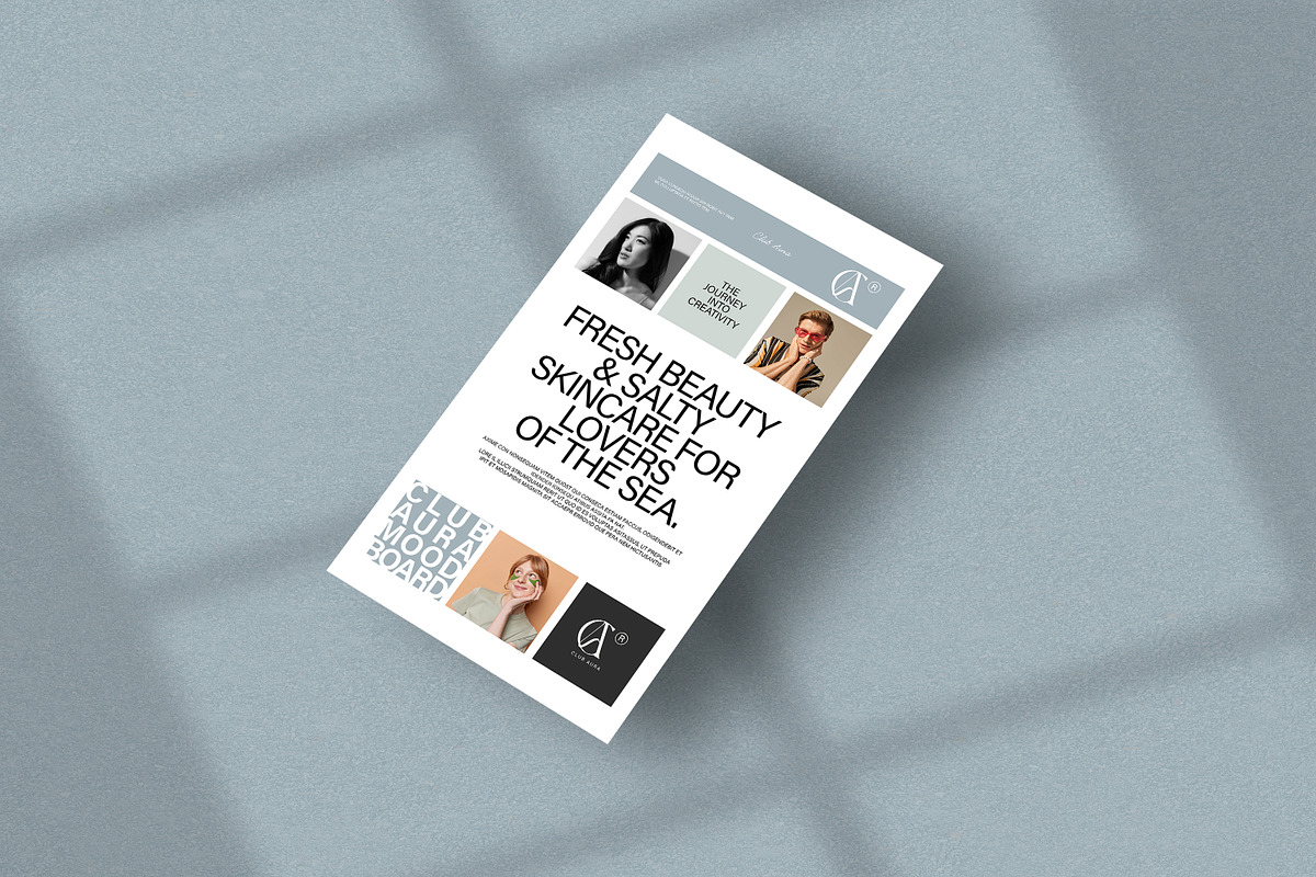AURA Brand & Mood Board Template preview 3