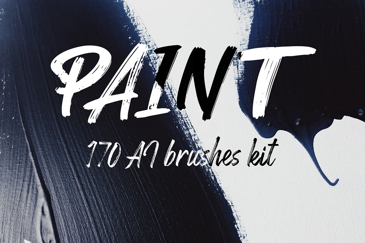 Paint brushes for AI, a Brush Add-On by Leo Studio Design Lab (Photo 1 of 4)