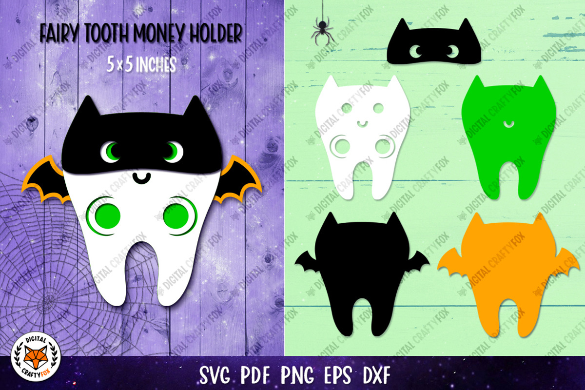 Tooth Fairy Money Holder Bundle, an Illustration by Digital_Craftyfox (Photo 17 of 19)