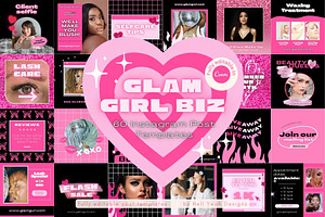 Glam Biz Instagram Post Templates