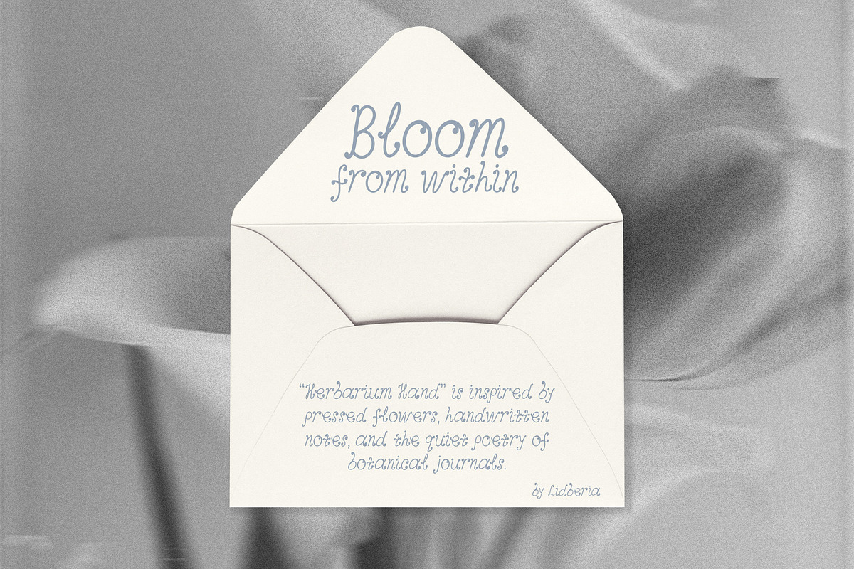 Herbarium Handwritten Font, a Handwritten Font by Lidberia (Photo 2 of 7)