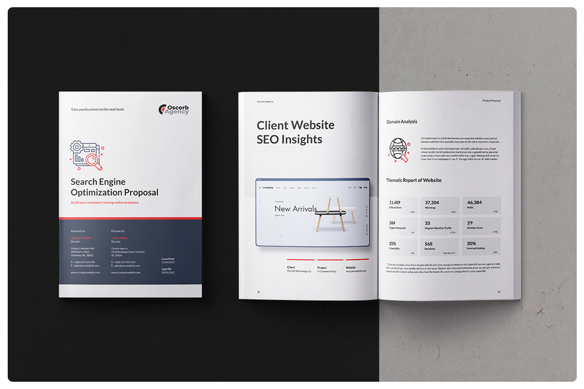 SEO Proposal, a Brochure Template by StudioGraficso (Photo 2 of 10)