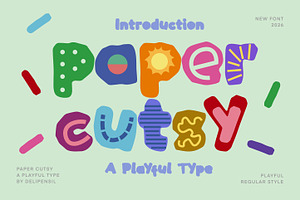 Paper Cutsy - A Papercut Type