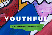Youthful art collaboration pack, a Decorative Illustration by Oleg and Katja (Thumbnail 1 of 10)