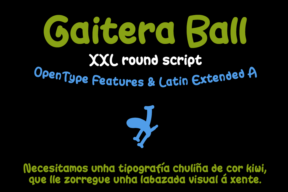 Gaitera Ball font