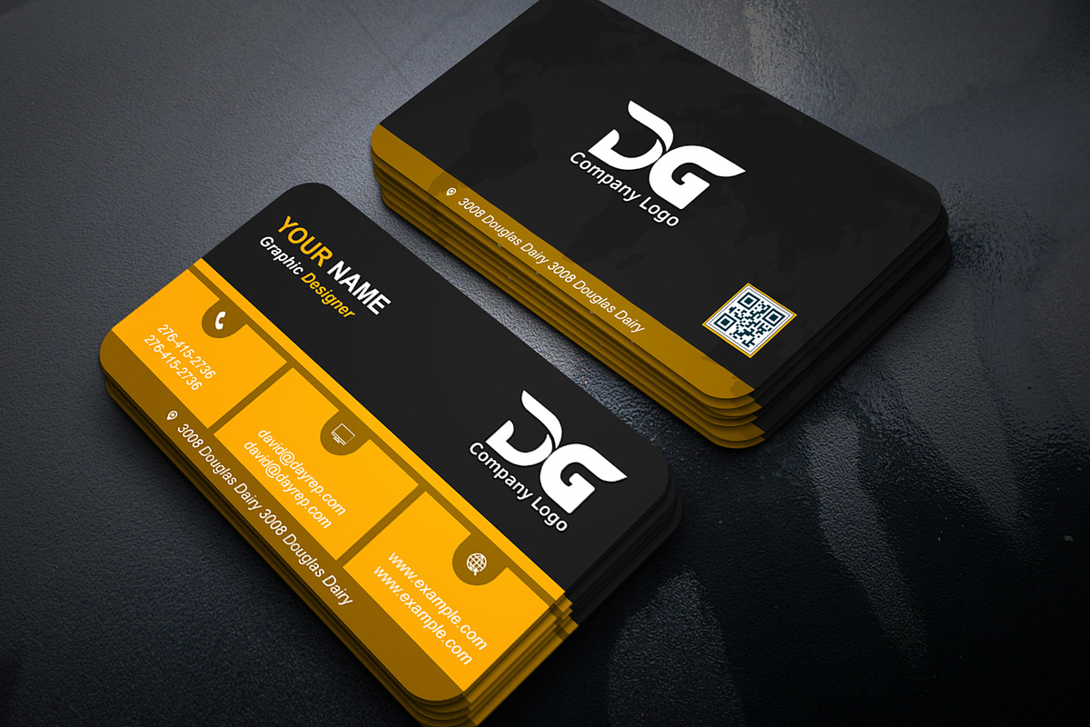 Editable Visiting Card Design