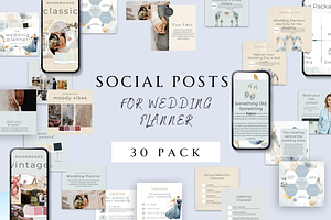 WEDDING PLANNER SOCIAL POSTS