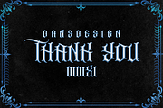 GRACIASO presale, a Blackletter Font by dansdesign (Thumbnail 9 of 9)