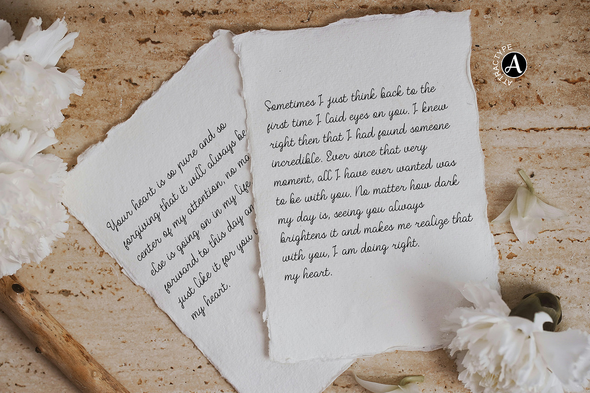 Assistant Pen - Cursive Handwriting, a Handwritten Font by Attractype (Photo 3 of 7)