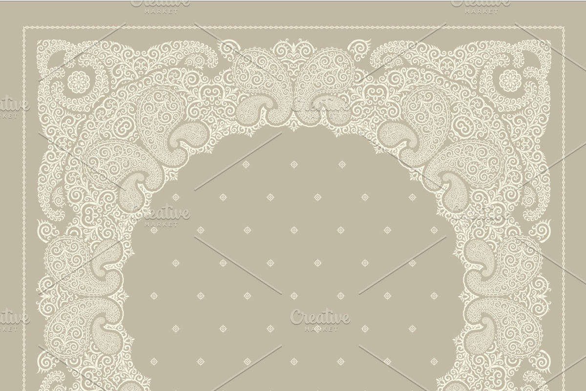 Bandanna print design set (vector), a Pattern Graphic by Bakhtiozin art graphic (Photo 4 of 8)