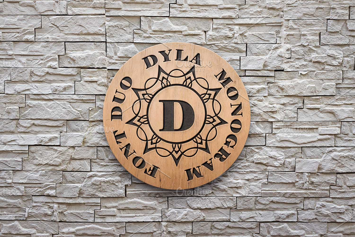 Dyla Monogram Font Duo, a Font by Digital Typeface Studio (Photo 6 of 8)