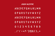 Jogion Valentine - Romantic Font, a Sans Serif Font by Iqsiart Studio (Thumbnail 2 of 6)
