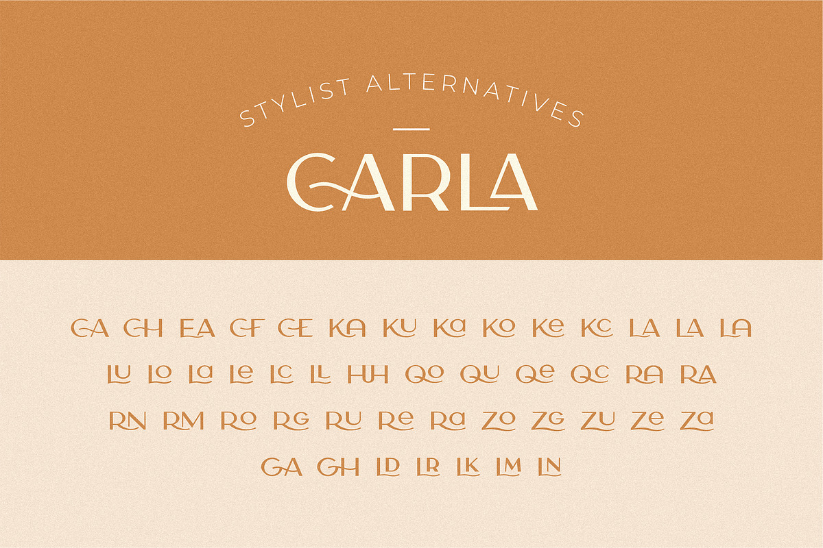 Carla Sans - Elegant Typeface, a Sans Serif Font by Creative Corner (Photo 23 of 26)