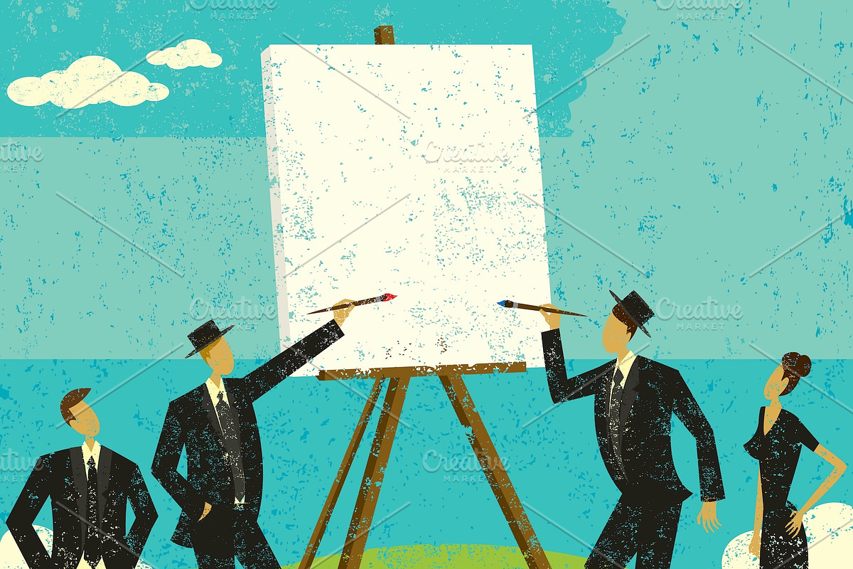 Business Concepts Bundle 11 Men, a Person Illustration by retrorocket (Photo 18 of 21)