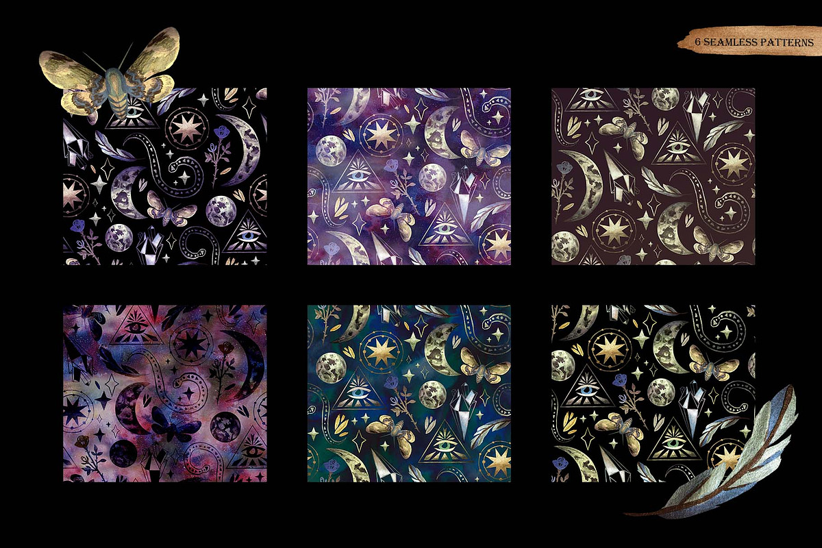 Witch Craft, a Pattern Graphic by emeraldthue (Photo 5 of 5)