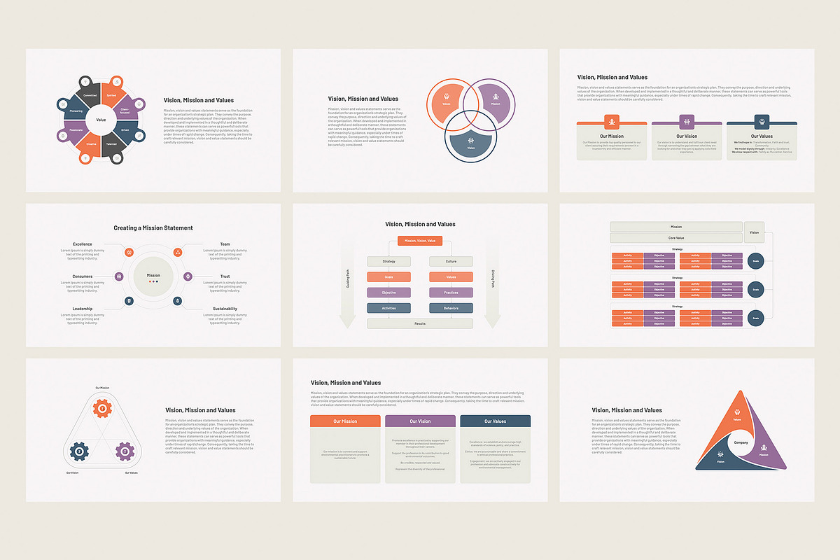 Mission, Vision, Values PowerPoint, a Presentation Template by HiSlide.io (Photo 4 of 5)