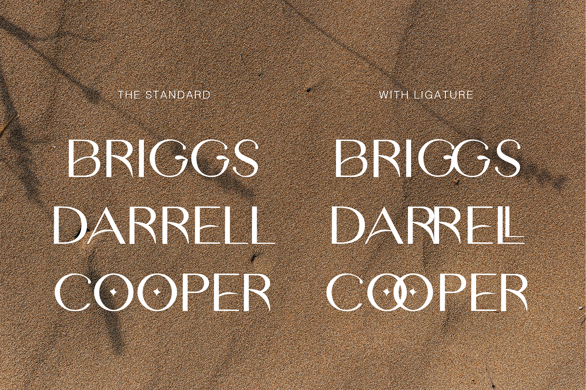 Fossia - Chic Modern Sans Display, a Sans Serif Font by Cloverons (Photo 3 of 14)